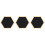 3 Pcs Multi-Purpose Memo Board Hexagon Photo Message Board 4