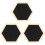 3 Pcs Multi-Purpose Memo Board Hexagon Photo Message Board 2