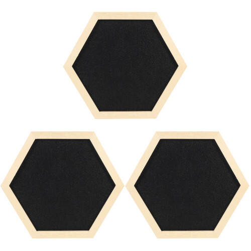 3 Pcs Multi-Purpose Memo Board Hexagon Photo Message Board 1