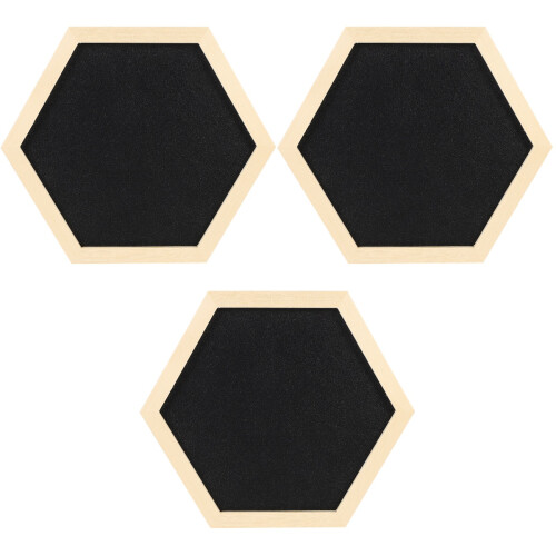 3 Pcs Multi-Purpose Memo Board Hexagon Photo Message Board 2