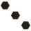3 Pcs Multi-Purpose Memo Board Hexagon Photo Message Board 9