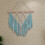 2Pcs Handmade Tassel Wall Hanging Tapestry 40X45Cm Blue 8