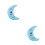 2Pcs Blue Led Light Up Pillow Plush Toy 10