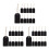 150 Sets Double-Sided Writable Mini Chalkboard Tags With String 8