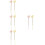 4 Pack Melted Sticks Lightweight Sealing Stirrer Creative Shaped 9