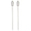 2Pcs Stainless Steel Cocktail Picks With Shaker Pattern 1
