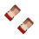2Pcs Pu Watch Box Storage Organizer Display Case 3
