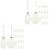 72 Pcs Clear Flat Christmas Ball Ornaments For Tree 5