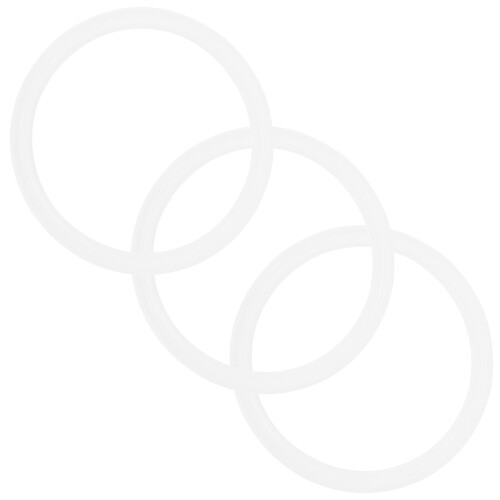 6Pcs Silicone Seal Rings for Bottle Elastic Transparent Rings 1