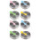 8 Sets Mason Jar Straw Lids Leak Proof Sealed Covers 5