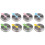 8 Sets Mason Jar Straw Lids Leak Proof Sealed Covers 2