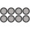 8 Pcs Speaker Grille Refit Shell Iron Net 5