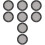 8 Pcs Speaker Grille Refit Shell Iron Net 4