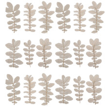 9Packs Fresh-Look Preserved Vein Plant Chinensis Decoration