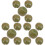 15 Pcs Artificial Coconuts For Hawaiian Tropical Party Decor 2
