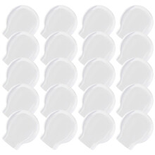 50Pcs Silicone Earring Pads For Clip On Earrings