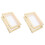 4 Pcs Paper Making Mold DIY Screen Frame (Random Style Hinge) 4