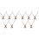 10 Pcs Wooden Diy Clock Pointer Replacement Part Wood Color 2
