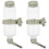 2 Pcs Automatic Pet Water Dispenser Feeder Supply 2
