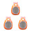 3Pcs Hamster Hide House Ceramic Guinea Pig Small Pet Supply 8
