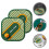 4Pièces Stopper Silicone Vert Pour Drain Salle De Bain Cuisine 9
