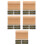 5 Sets Wood Display Blocks For Retail Labels And Party Number Holders 6