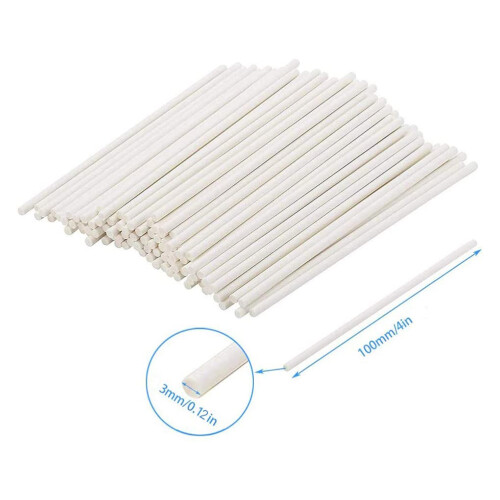 100pcs Plastic Cake Sticks for Chocolate Decorating 2