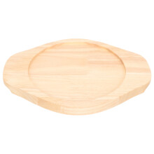 3Pcs Wood Dish Cushion Coaster For Home Dining Insulation Mat