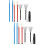2 Sets Drum Kit Accessories Ergonomic Drumstick Brushes Percussion 9