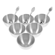 18 Pcs Stainless Steel Dipping Sauce Bowls With Spoons For Sushi