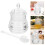 2 Sets Honey Pot With Dipper Mini Jars Transparent Bottle Container 8