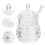 2 Sets Honey Pot With Dipper Mini Jars Transparent Bottle Container 9