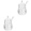 2 Sets Honey Pot With Dipper Mini Jars Transparent Bottle Container 3