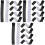 18 Pcs Adjustable Elastic Self-Adhesive Cuff Straps For Shirts 5