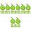 128 Pcs Fake Pears Fruit Shop Model Ornaments 5