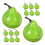 128 Pcs Fake Pears Fruit Shop Model Ornaments 2