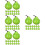 128 Pcs Fake Pears Fruit Shop Model Ornaments 9