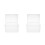 2Pcs Transparent CD DVD Storage Box Clear Disc Holder Organizer 10