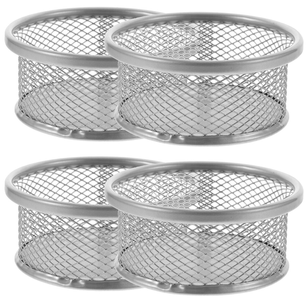 8 Pcs Paper Clip Barrel Metal Silver Iron-image-OPC-PKXZYDP-NEW