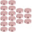 18 Pcs Round Eyelash Packaging Box With Mirror 7