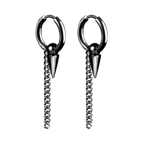 4 Pcs Stainless Steel Long Pendant Miss