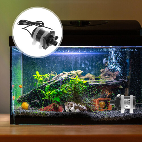 Mute DC Water Pump Submersible Aquarium Filter 24V 2
