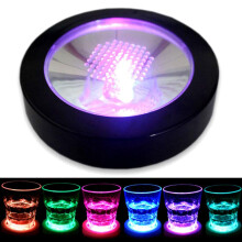 LED Drink Coasters with Light Gravity Sensor