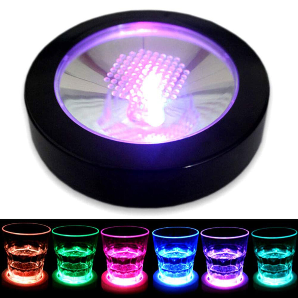 LED Drink Coasters with Light Gravity Sensor