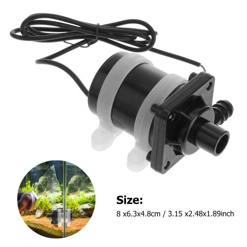 Mute DC Water Pump Submersible Aquarium Filter 24V 1