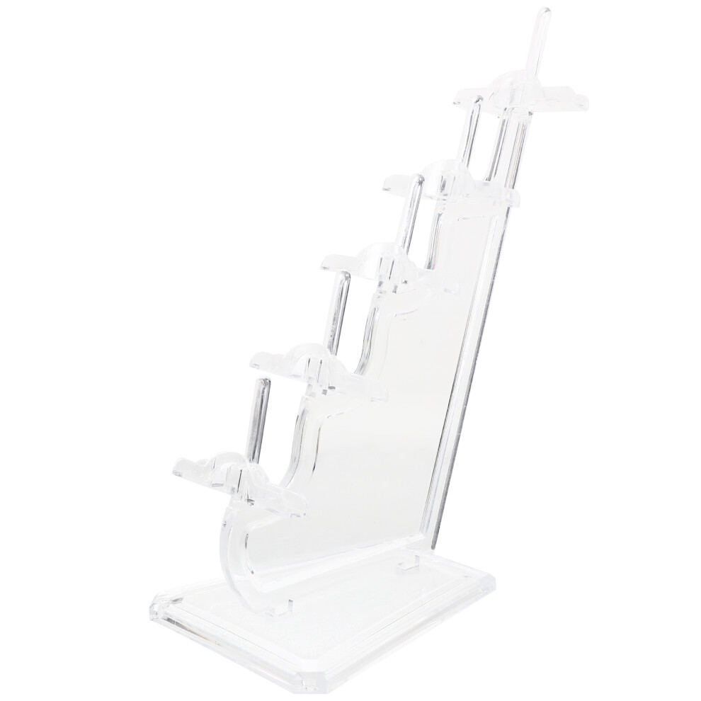 Aboofan 3Pcs Clear Acrylic Eyeglasses Frame Stand Sunglass Display Rack