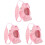 3Pcs Water Bottle Carrier Bag Reusable With Strap 4