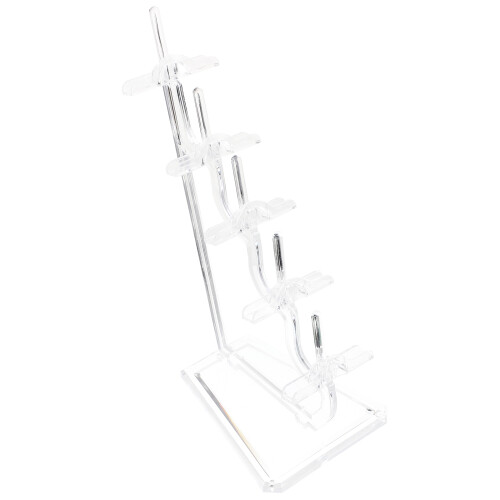 3Pcs Clear Acrylic Eyeglasses Frame Stand Sunglass Display Rack 2