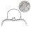 3Pcs 19Cm Retro Arch Purse Frame With 1