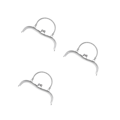 3Pcs 19Cm Retro Arch Purse Frame With 2